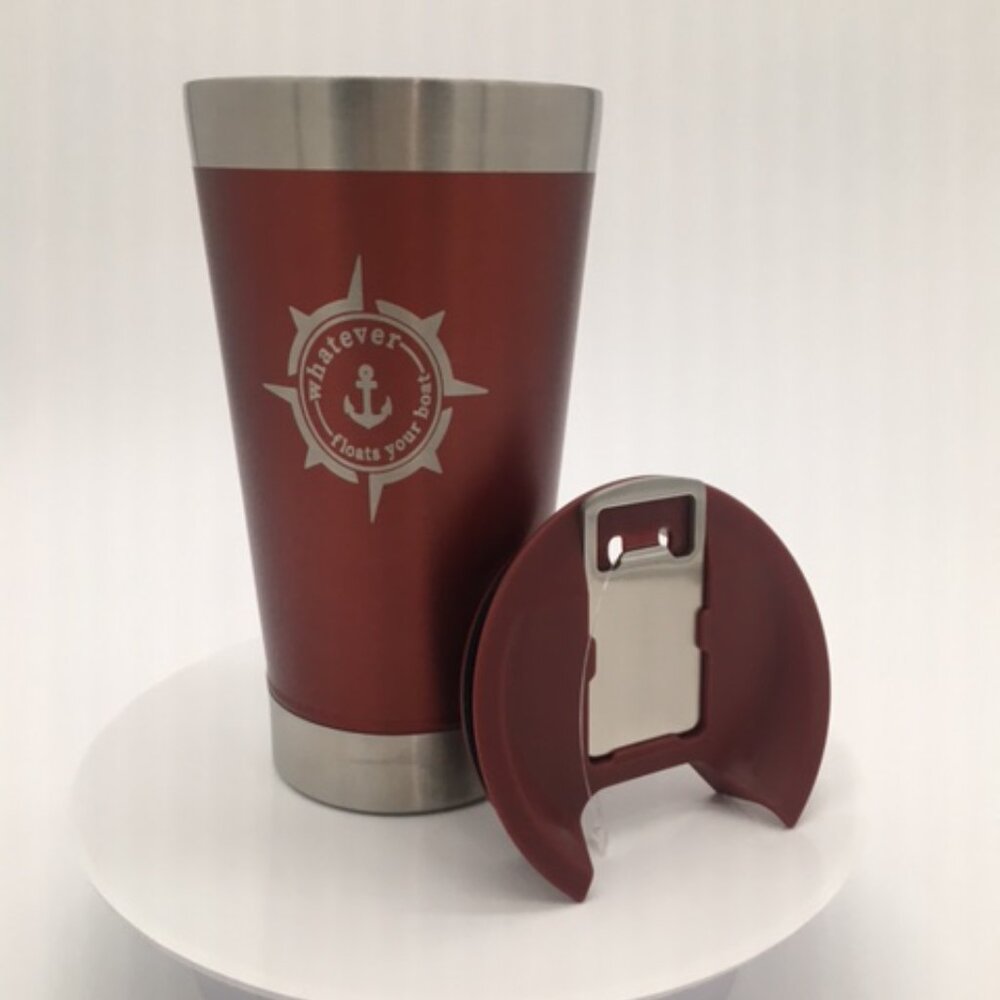 Stanley Custom Engraved Floats Your Boat Stay Chill 16 oz. Insulated Beer Pint